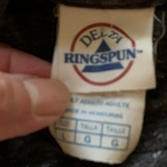 Delta Ringspun Be the Difference Graphic Tee Gray Size Large - Picture 5 of 7